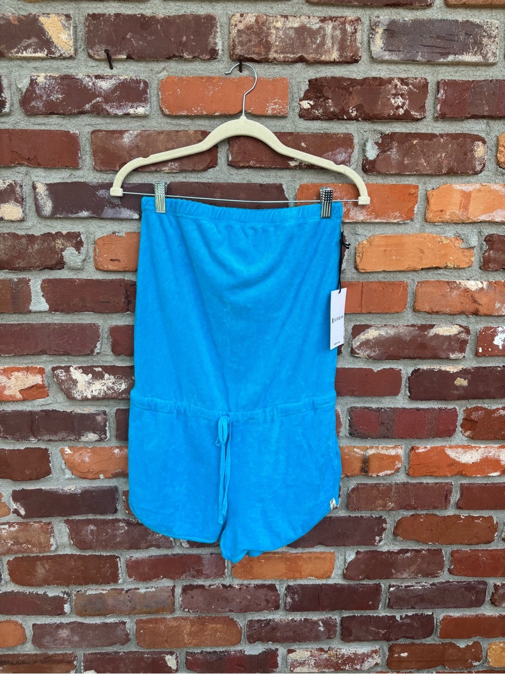 NWT Bright Blue Terry Romper